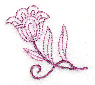 Embroidery Design: Whimsical Flower 9 2.02w X 1.85h