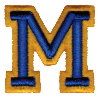 Embroidery Design: Athletic Foam M2.08" x 1.98"