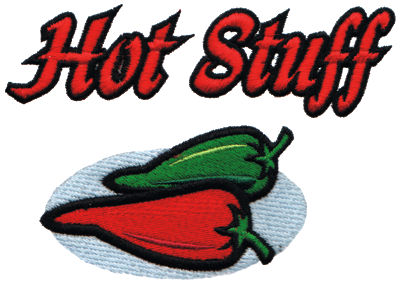 Embroidery Design: Hot Stuff4.96" x 3.49"