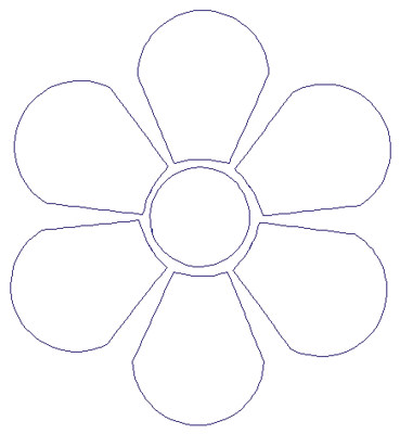 Embroidery Design: Reverse App Floral4.90" x 5.35"