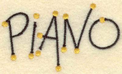 Embroidery Design: Piano music 2.59w X 1.50h