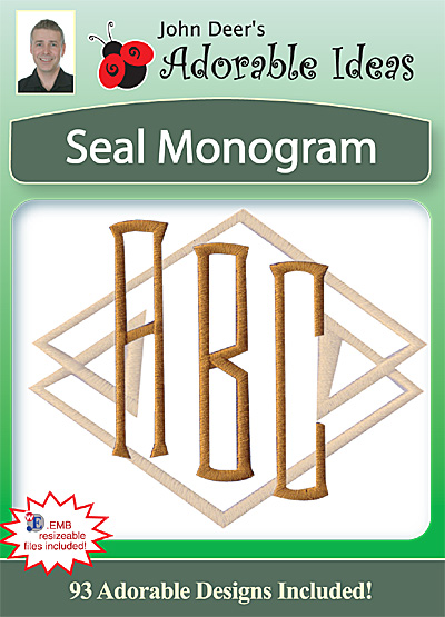 Embroidery Design: Seal Monogram