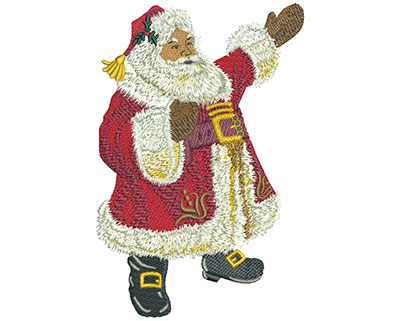 Embroidery Design: Santa Cheer Lg 3.97w X 6.02h