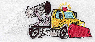 Embroidery Design: Snowplow 3.94w X 1.69h