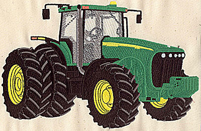 Embroidery Design: Tractor 6.94w X 5.75h