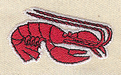 Embroidery Design: Lobster 1.94w X 1.06h