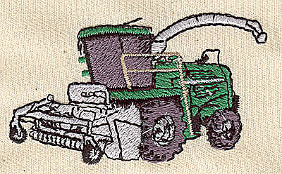 Embroidery Design: Farm Machinery 2.56w X 1.44h