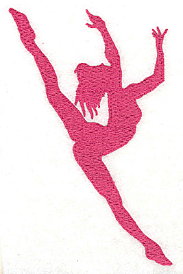 Embroidery Design: Dancer 3.25w X 5.06h