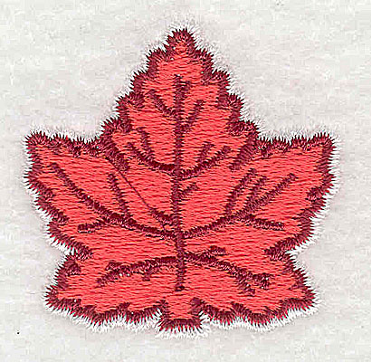 Embroidery Design: Maple leaf 1.69w X 1.63h