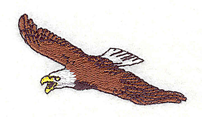 Embroidery Design: Eagle 2.38w X 1.63h