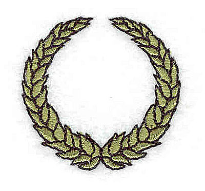 Embroidery Design: Wreath 1.56w X 1.50h