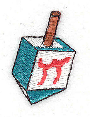 Embroidery Design: Dreidel  1.00w X 1.50h