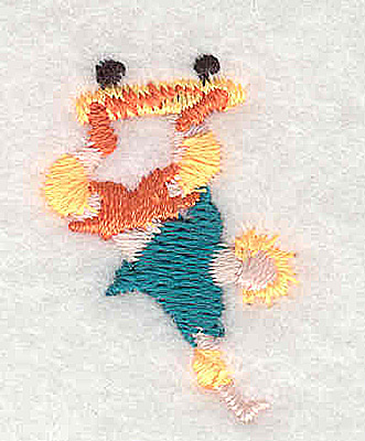 Embroidery Design: Skateboarder 0.88w X 1.25h