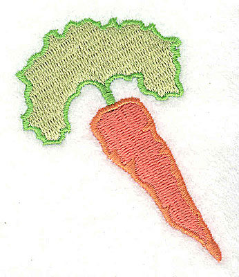 Embroidery Design: Carrot 2.13w X 2.50h