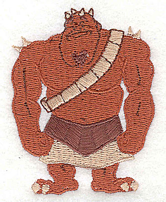 Embroidery Design: Ogre 2.06w X 2.69h