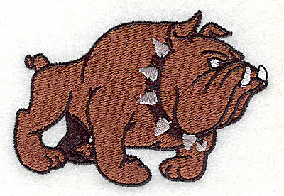 Embroidery Design: Bulldog 3.19w X 2.19h