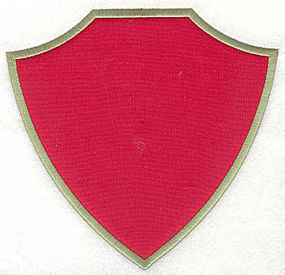 Embroidery Design: Shield applique 6.75w X 6.44h