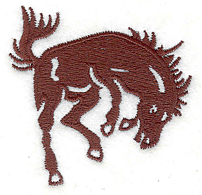 Embroidery Design: Bucking Horse2.56w X 2.50h