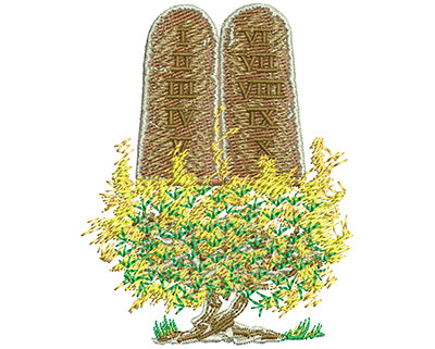 Embroidery Design: Burning Bush Lg 2.79w X 3.51h