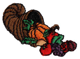 Embroidery Design: Horn of Plenty1.56" x 1.10"