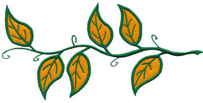 Embroidery Design: Vines Applique8.25" x 3.96"