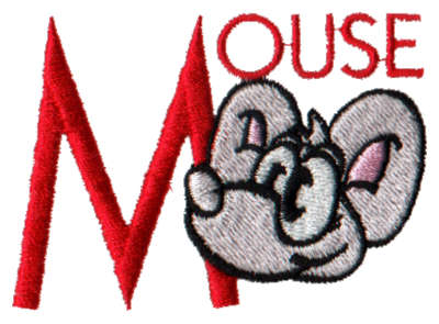 Embroidery Design: Kiddie Alphabet M2.86" x 1.98"