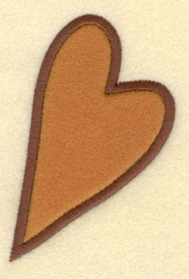 Embroidery Design: Heart Applique2.62w X 3.69h