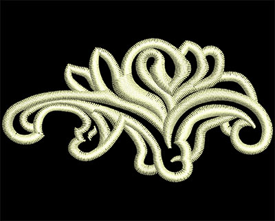 Embroidery Design: Fancy Elements 1 Design 12 2.28w X 1.21h