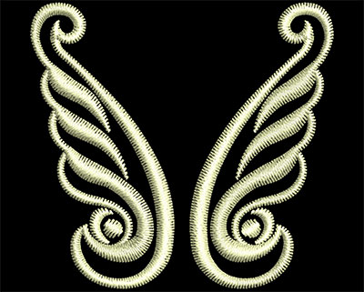 Embroidery Design: Fancy Elements 1 Design 15 1.75w X 1.65h