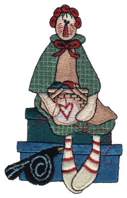 Embroidery Design: Crafty Annie Sewing2.81" x 4.47"