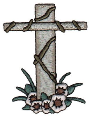 Embroidery Design: Cross2.26" x 3.00"