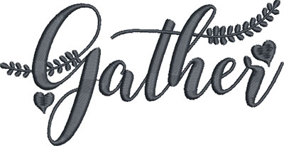 gather embroidery design