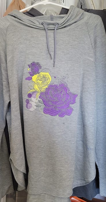 retro roses shirt