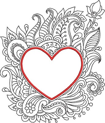 color my heart 3 embroidery design