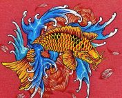 Koi Fish Embroidery Design