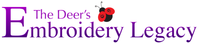 The Deer's Embroidery Legacy Logo