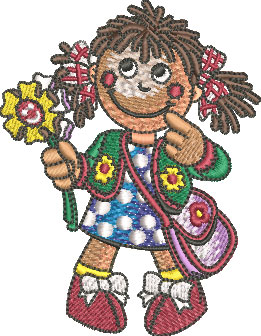 ragdoll embroidery design