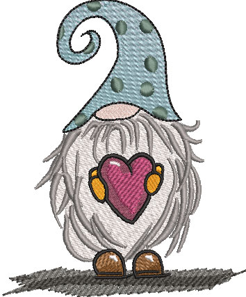 Leslie Gnomekin Embroidery Design