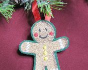 gingerbread man gift tag