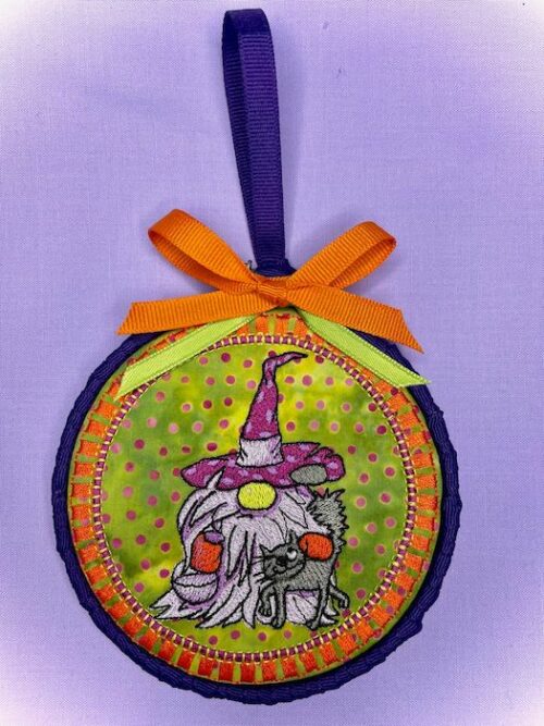 halloween gnome ornament