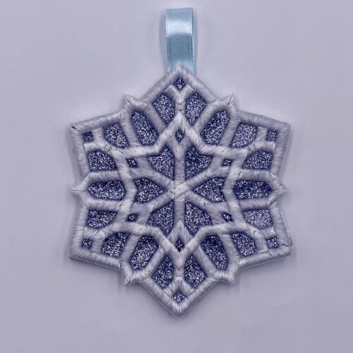 Puff Stuff Ornament Snowflake 12A