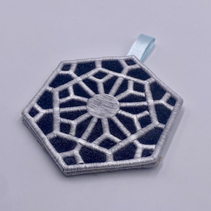 Puff Stuff Ornament Snowflake 14B