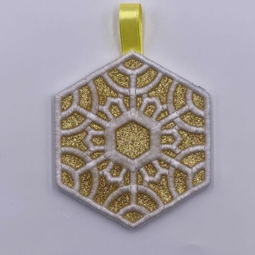 Puff Stuff Ornament Snowflake 9A