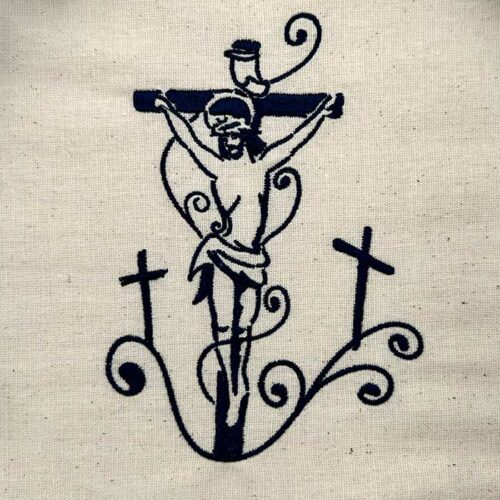 Holy week embroidery Design