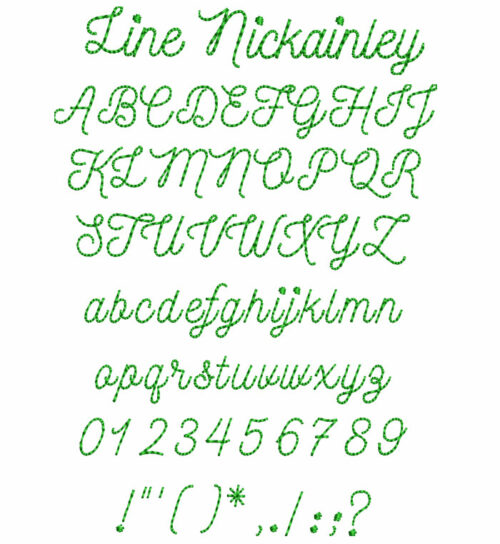 Line Nickainley esa font