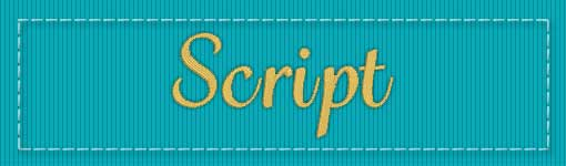 Script BX Embroidery Font