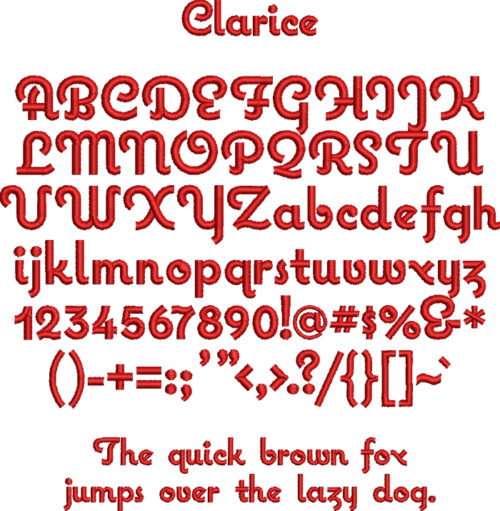 Clarice BX Native Font