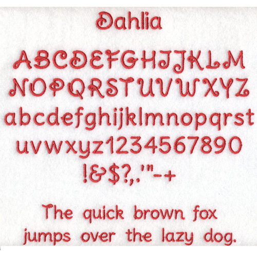 Dahlia BX Native Font