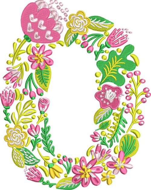 Summer Flowers Font 0