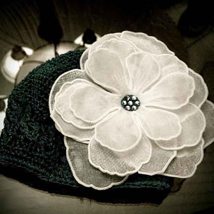 3D Flower Hat Embroidery Legacy Design